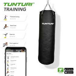 Tunturi Bokszak - Stootzak - Boxzak - 120 cm - Gevuld en inclusief ketting - incl. gratis fitness app
