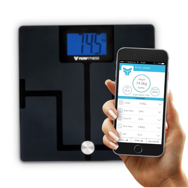 Flow Fitness Bluetooth body analyser scale BS50