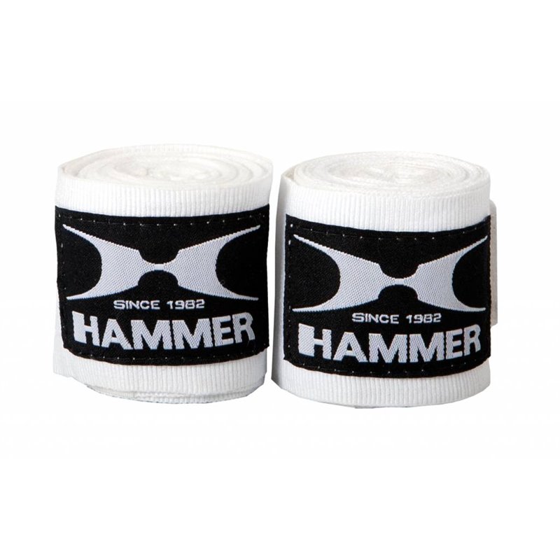 Hammer Boxing Boksbandage elastisch - wit