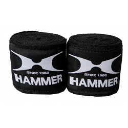 Hammer Boxing Boksbandage elastisch - zwart 2.5 M