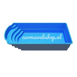 Polyester Zwembad Ibiza - 710 X 330 X 150CM
