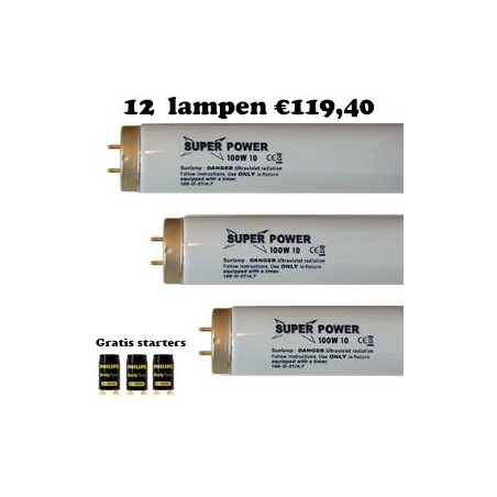 12 x Lighttech Super Power AKTIE PAKKET