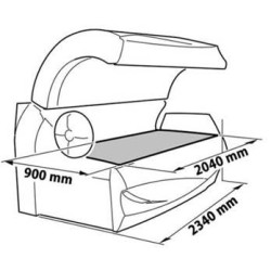 Soltron Solarium M 55 scream  twin power  Occasion EXCL BTW