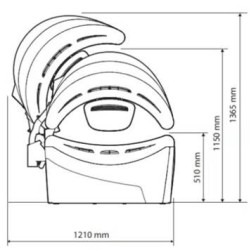 Hapro Luxura X3 30 / 1 SLI intensive zonnebank occasion