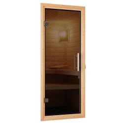 Karibu Massief houten Traditionele Sauna Sahib 2 236 X 184 X 209 cm