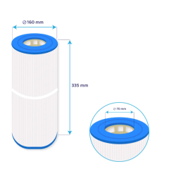 Darlly spa filter SC861
