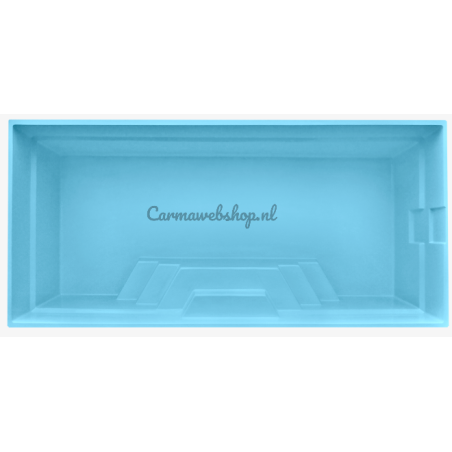 Polyester Zwembad Malaga - 630 X 300 X 150CM