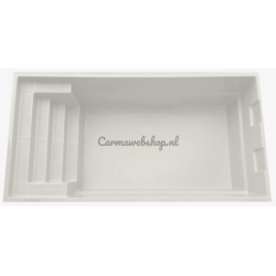 Polyester Zwembad Mallorca - 640 X 350 X 150CM