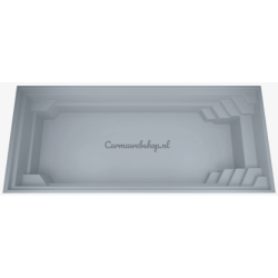 Polyester Zwembad Lanzarote - 620 X 320 X 150CM