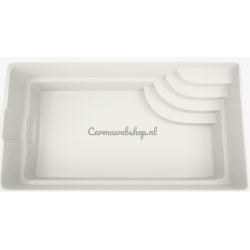 Polyester Zwembad Valencia - 520 X 300 X 150CM