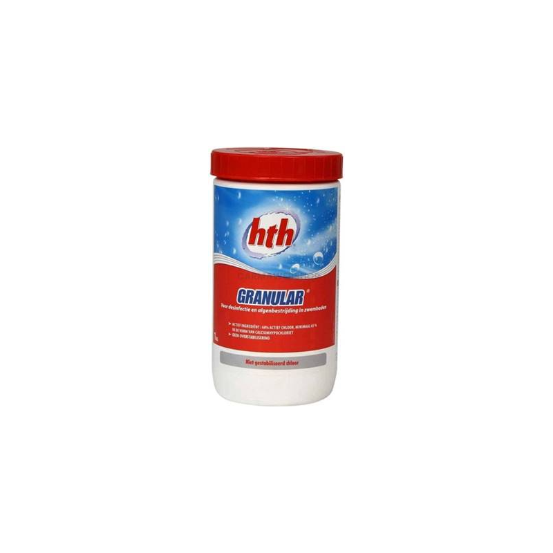 HTH Chloor Granulaat 1KG (Calciumhypochloriet)