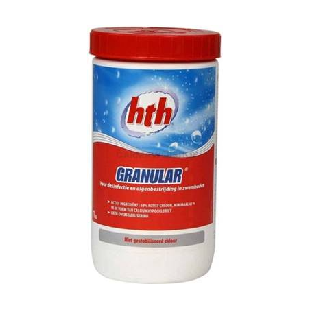 HTH Chloor Granulaat 1KG (Calciumhypochloriet)