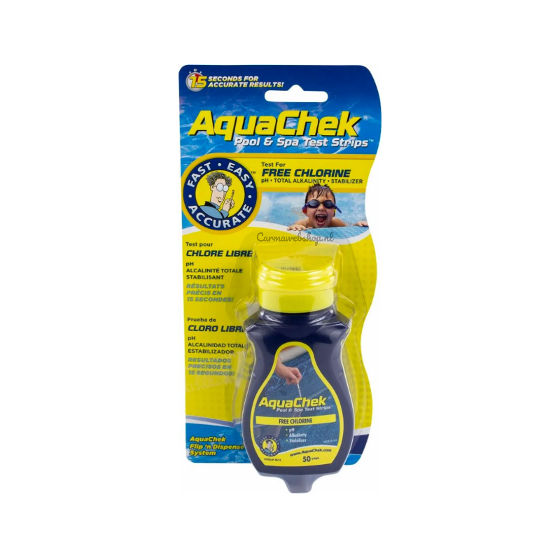 AquaChek Teststrips Chlorine 4 in 1