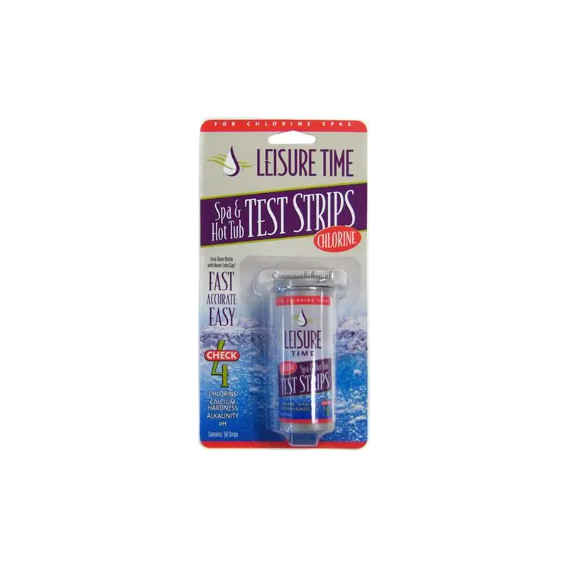 Leisure Time Spa & Hot Tub Test Strips Chlorine