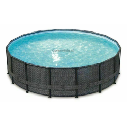 Swing Pools Wicker Line Elite Frame Zwembad 488 x 122 cm