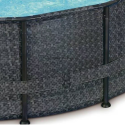 Swing Pools Wicker Line Elite Frame Zwembad 488 x 122 cm