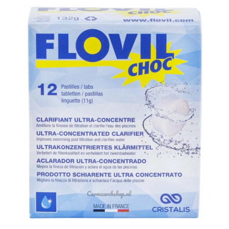 Flovil Choc vlokmiddel - 12 tabletten