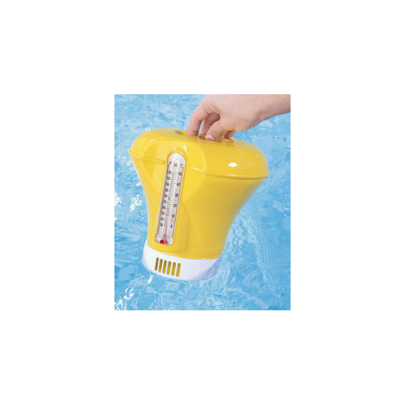 Bestway Flowclear Chemische Drijver met Thermometer