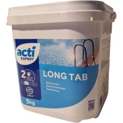 Acti Chloortabletten Long Tab 250gr (5kg) (Enkel geschikt voor de Belgische markt)