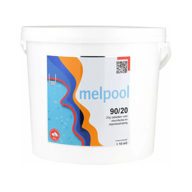 Melpool Kleine Chloortabletten 20 grams 5 kg