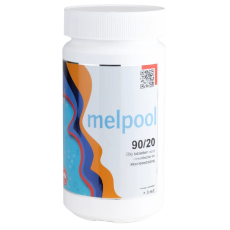 Melpool Kleine Chloortabletten 20 grams 1 kg