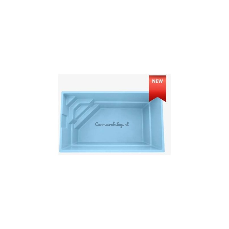 Polyester Zwembad Altea - 400 x 245 x 150CM
