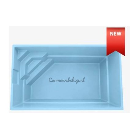 Polyester Zwembad Altea - 400 x 245 x 150CM