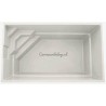 Polyester Zwembad Altea - 400 x 245 x 150CM