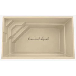 Polyester Zwembad Altea - 400 x 245 x 150CM